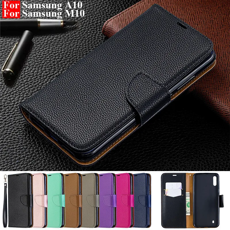 

For Samsung A10 Case Leather Vintage Phone Case On Samsung Galaxy A10 Cases Flip 360 Magnetic Wallet Cases For Samsung M10 Cover