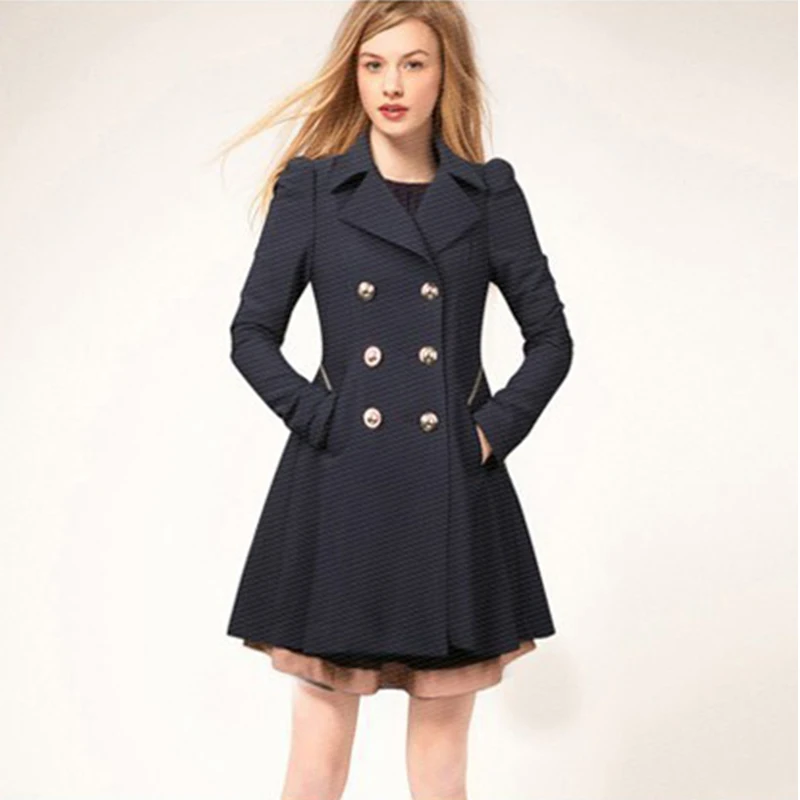 Plus Size Tribal Peacoat Fashion Single Ted Mens Winter Pea Coat Plus Size Patchwork Turn Down Collar Men Red