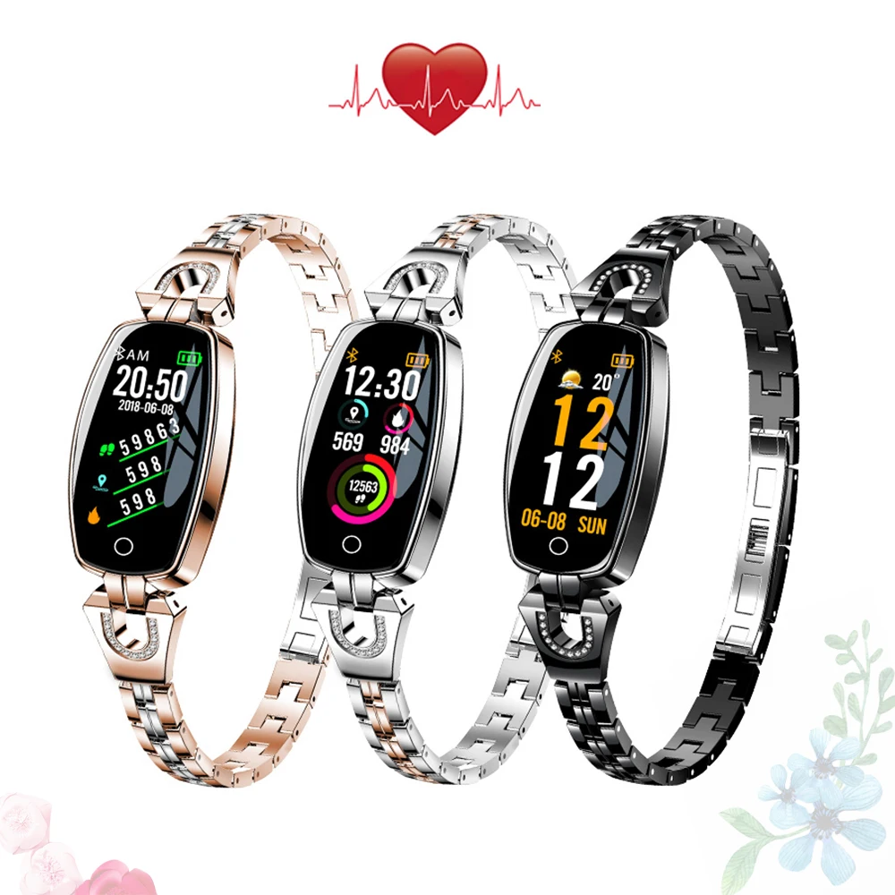 

H8 Smart Band Fitness Tracker Waterproof Heart Rate Monitor Bluetooth Sport Fitness Bracelet Smart Wristband Women Smart Watch