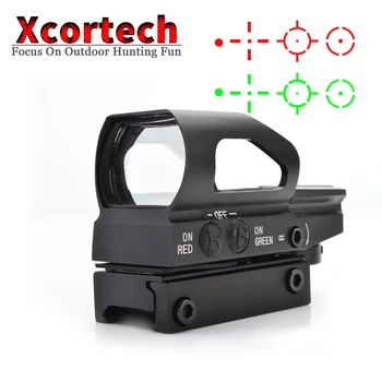 

Outdoor Tactical Holographic Reflex Red Green Dot Sight Scope Brightness Adjustable Optical Dot Sight For Hunting