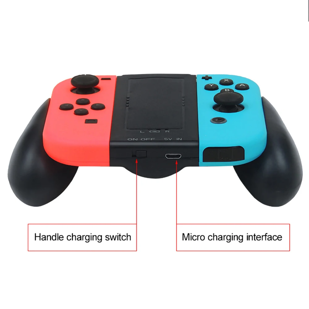 2000 мАч зарядная док станция для Nintendo Switch Joy con зарядное устройство NS заряжаемая