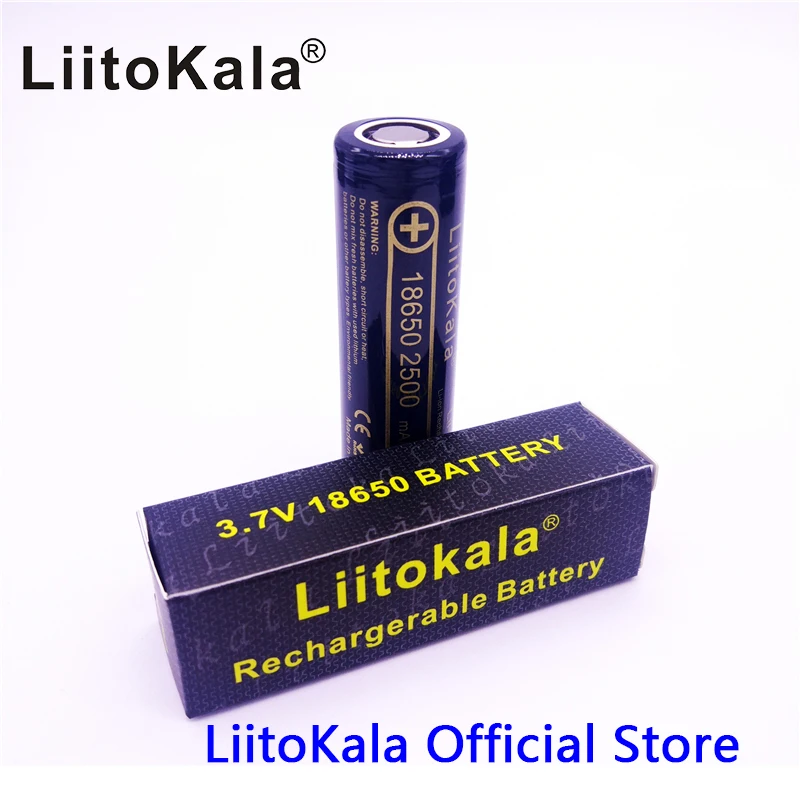 HK LiitoKala Lii-25A 18650 2500mAh батарея INR1865025R 3,6 V разрядка 20A выделенная батарея