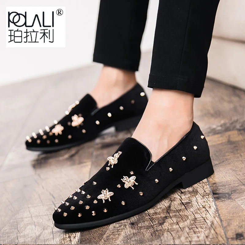 

POLALI Men Loafers Leather Men Casual Shoes Handmade Fashion Comfortable Breathable Men Shoes Size 38-47