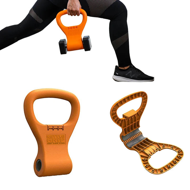 Kettlebell مقبض ل الدمبل قابل للتعديل المحمولة الوزن قبضة السفر اللياقة البدنية رفع الاثقال كمال الاجسام معدات تدريب