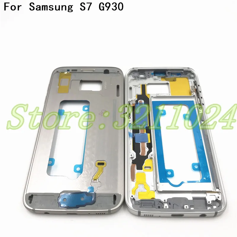 Запасные части средняя пластина рамка для Samsung Galaxy S7 G930F edge G935F передний ЖК-дисплей