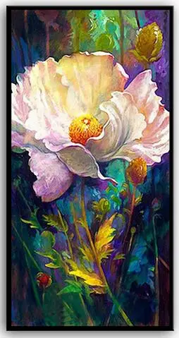 

14/16/18/27/28 Needlework,DIY DMC Cross stitch,Set For full embroidery kit,white summer flower print pattern cross-stitch