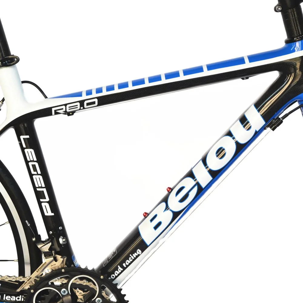 Clearance BEIOU 2016 Carbon Comfortable Bicycles 700C Road Bike LTWOO 2*10 Speed  S R A M  Brake Complete 18.3 lb Hybrid Bike Fiber CB012 18