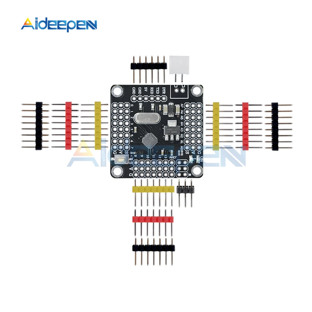 Atmega328 Pro Mini 3,3 V 5V Модуль платы для Arduino Mini 328 ATMEGA328P микроконтроллер CH340 Nano 3,0 сильная серия