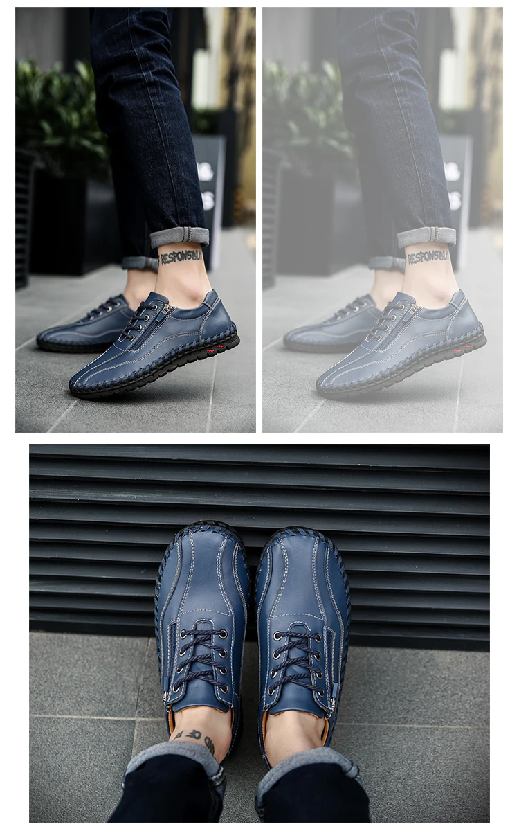 JINTOHO/Мужская обувь; повседневные Модные мужские мокасины из натуральной кожи; фирменный дизайн; итальянская мужская обувь; большие размеры 38-50