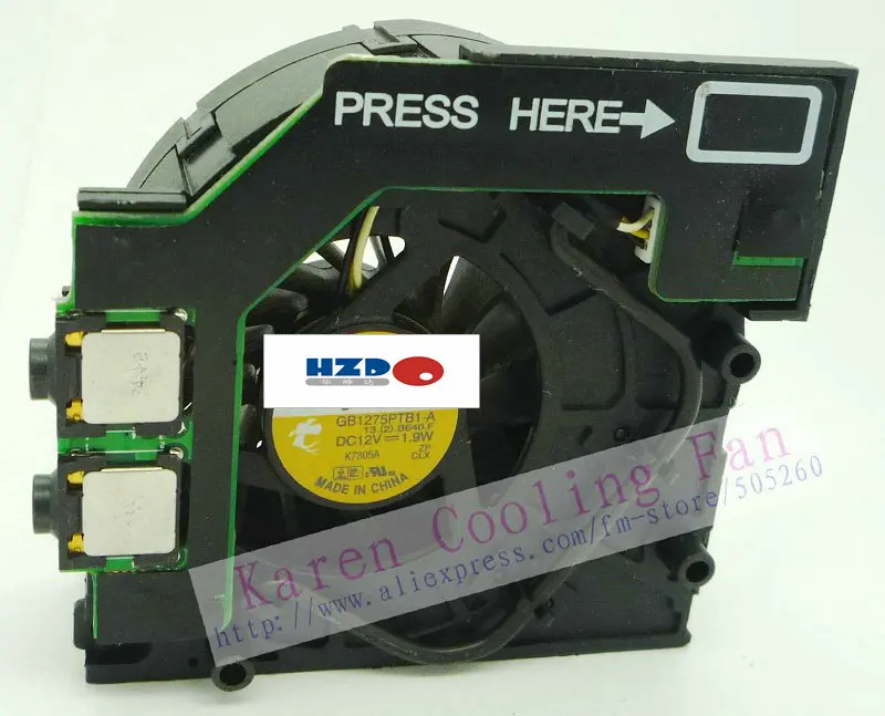 

Вентилятор охлаждения HZDO 7525 12 В 1,9 Вт GB1275PTB1-A