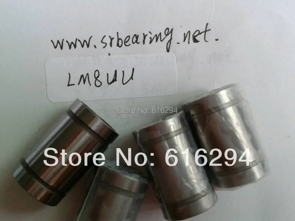 

High quality 50PCS LM8UU(8*15*24) CNC Miniature Linear Bearings Free Shipping
