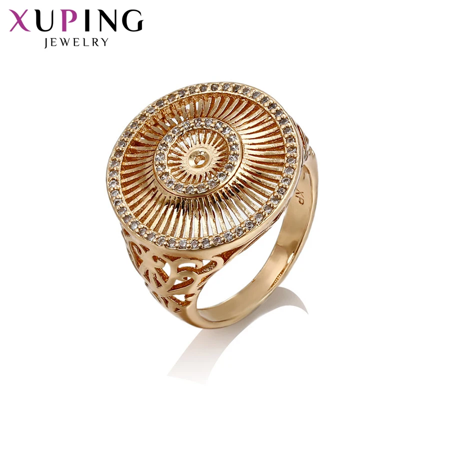 Xuping Jewelry Fashion Synthetic Cubic Zirconia New Design Charm Style Ring with Gold Color Plated 14421 | Украшения и аксессуары