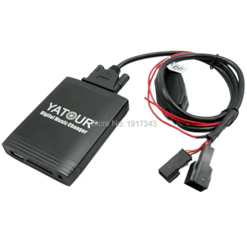 YATOUR Автомобильный цифровой музыкальный CD CHANGER MP3 SD USB AUX IN адаптер для BMW TRUNK 3PIN& 6PIN радио