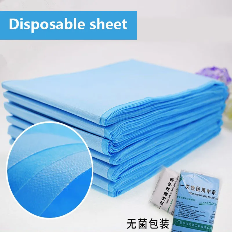 20pcs Practical Massage Beauty Waterproof Disposable Nonwoven Bed Table