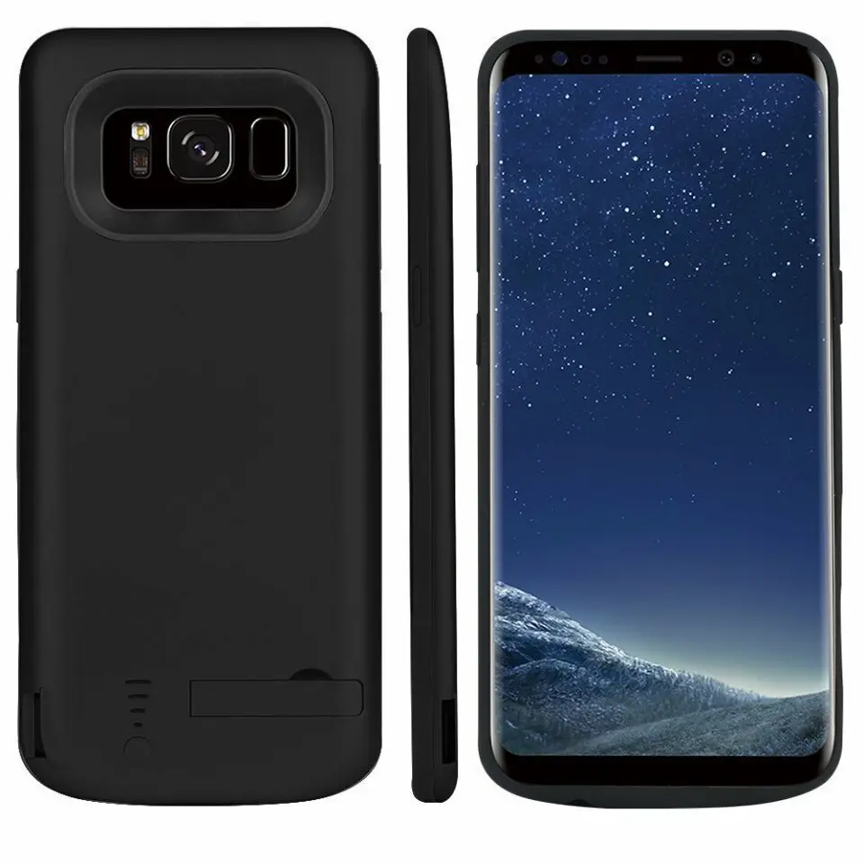 Чехол для аккумулятора S8 S9 для samsung Galaxy S8 S9 Plus 6500 мАч, Внешнее зарядное устройство, портативный внешний аккумулятор, чехол с держателем