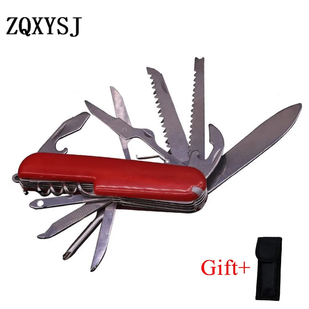 

11 In 1 Multi-function Swiss Knife Portable Folding Hunting knife 91mm Multi EDC Tool Pocket Mini Outdoor Travel Survival Knives