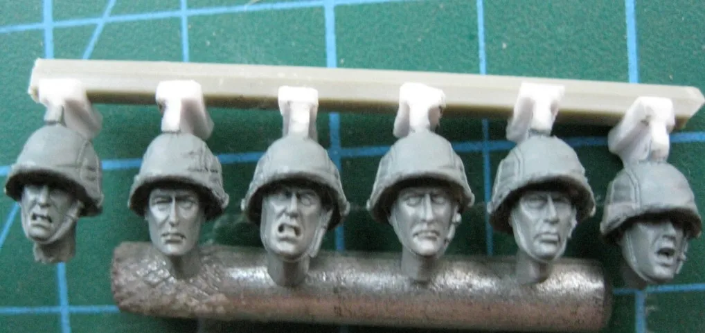 Голова британского войска Второй мировой войны 1:35 (6 фигурок) 02|wwii figures|1/35 headshead head |