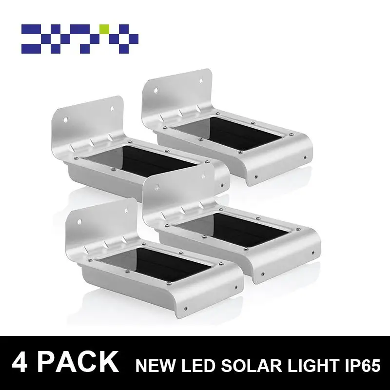 LightInBox 4 Упак. Новый LED Soalr свет 2nd Generation16LED открытый беспроводной Солнечный PIR