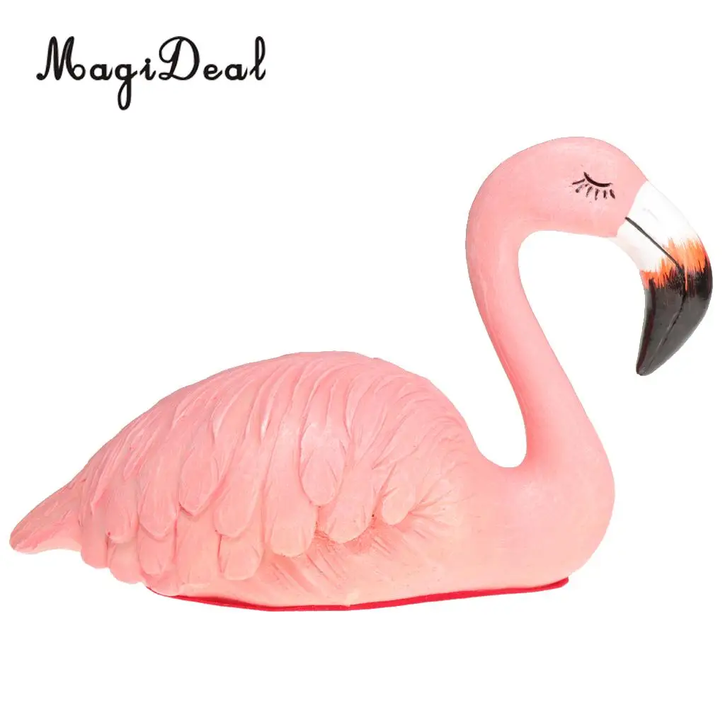 Chic Flamingo Ormament Figurines Sculpture Wedding Decor Home Decoration 8 Styles 8-15cm, Pink