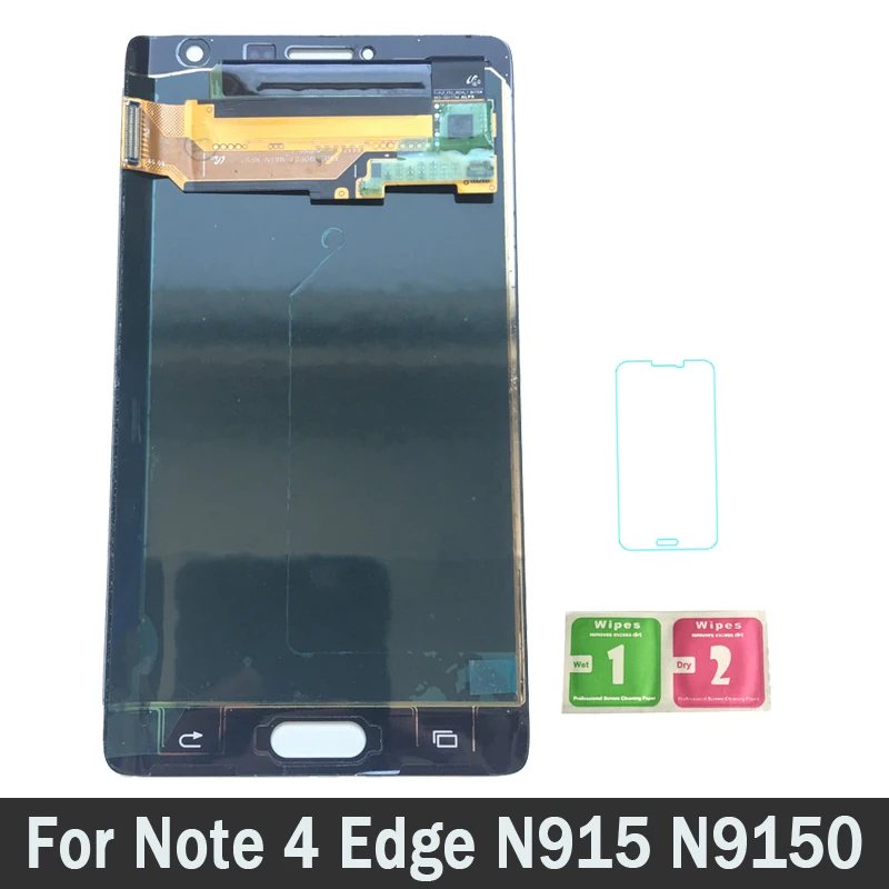 

Super AMOLED LCDs For Samsung Galaxy Note 4 Edge N915 N9150 N915F LCD Screen Display Touch Digitizer Assembly 100% Tested