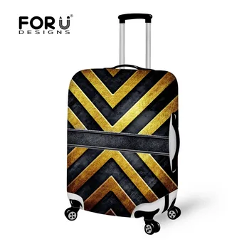 

FORUDESIGNS Elastic Travel Bag Protective Cover 3D Print Suitcase Cover For 18/20/22/24/26/28/30 Inch Case Stretch Luggage Cover