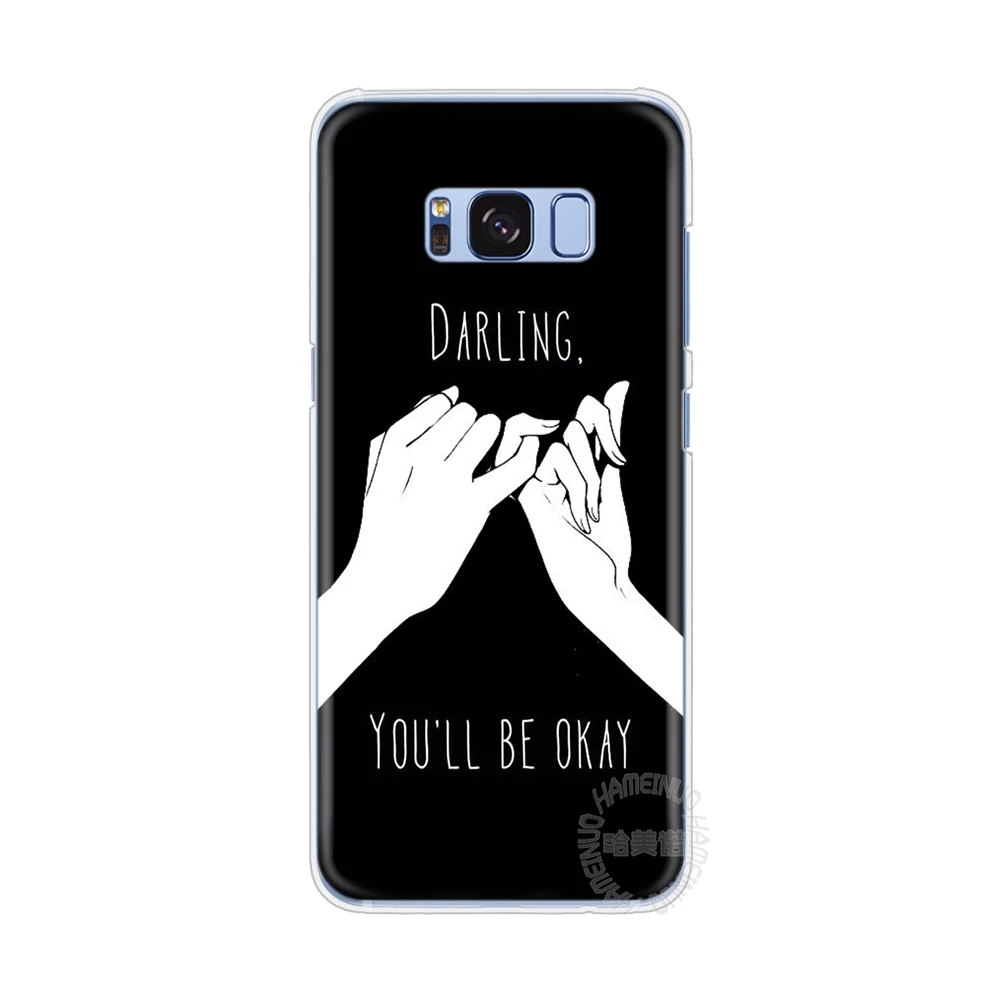 Чехол для мобильного телефона HAMEINUO darling be ok love в простом стиле Samsung Galaxy S9 S7 edge PLUS S8 S6