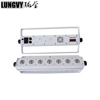 

Free Shipping 7x30w 3In1 RGB Indoor LED RGB Wall Washer Light 25 Degree Professional DJ Disco Party Wedding Stage Projector
