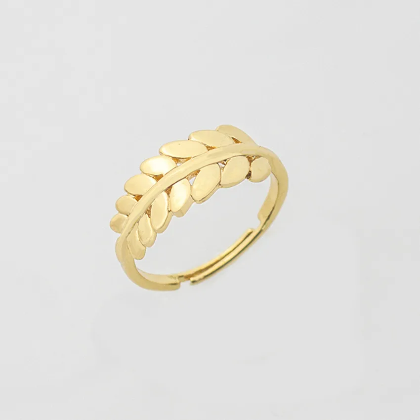 

Fashion Leaf Jewelry Gift Open Adjustable Finger Ring Simple Knuckle Cute Plant Cool Rings for Women Punk Boho Bijoux Anillos