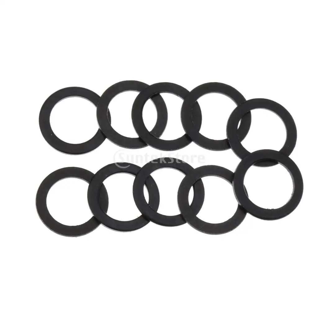 10pcs Black Skateboard Longboard Truck Axle Speed Washer Speed Ring Hardware