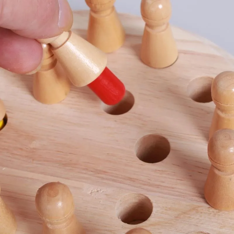 Монтессори детская игрушка детская деревянная память развивающая соревноваться шахматы обучение образовательный Дошкольный обучение