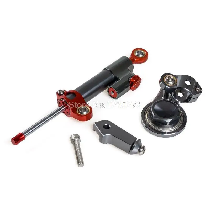 

Titanium CNC Billet Steering Damper Mounting Kit for Kawasaki Ninja ZX-6R ZX636 2005-2006