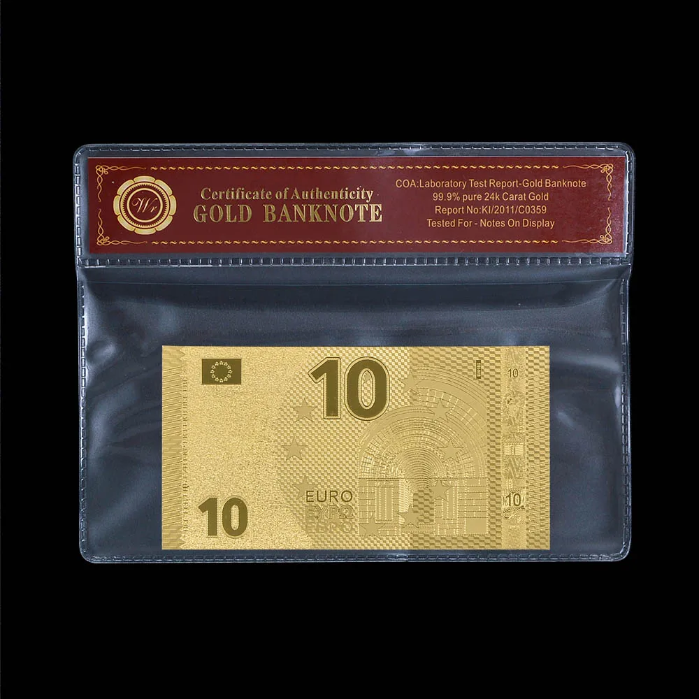 Банкнота 24K позолоченная Россия 100 рубль Золотая Банкнота с ПВХ COA подарок для бизнеса и сбора русские банкноты - Цвет: style 1