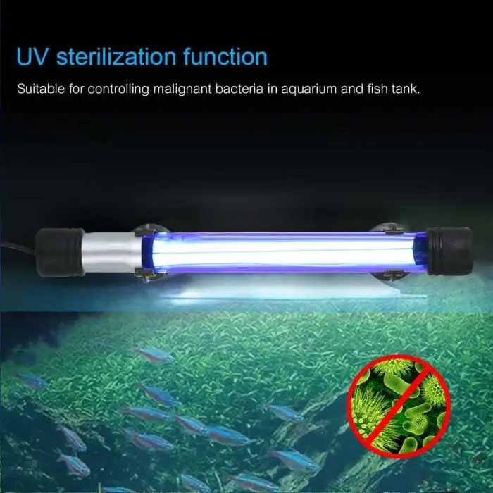 5/7/9/11/13 Вт дезинфекционный УФ лампа для стерилизации воды светильник для аквариума DC112