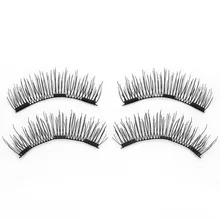 Shozy накладные ресницы на магнитах с 3 магнитами ручной работы 6D магнитные ресницы натуральные накладные ресницы удобные с подарочной box-BK503-3