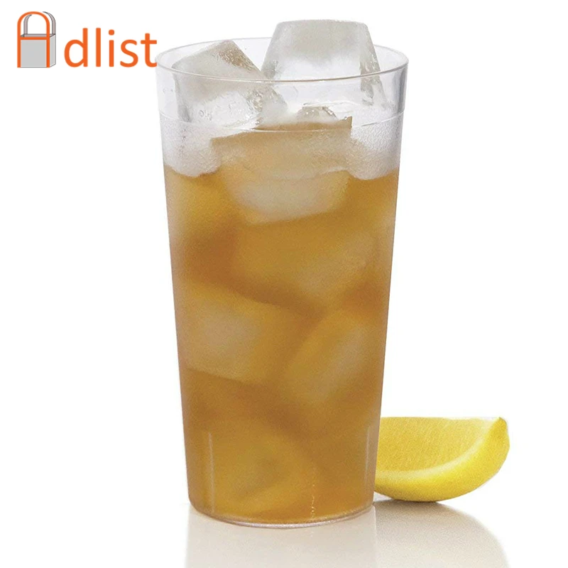 6 шт. прозрачные чашки для питьевой воды 9 5/12/16 унций|Чашки и соусницы| |