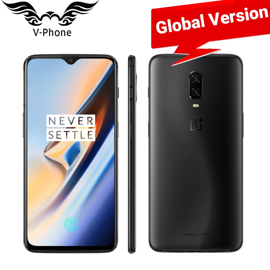 

Global Version 6.41" One Plus Oneplus 6T A6013 8GB 128GB Smartphone Snapdragon 845 Octa Core Screen Unlock NFC Mobile Phone