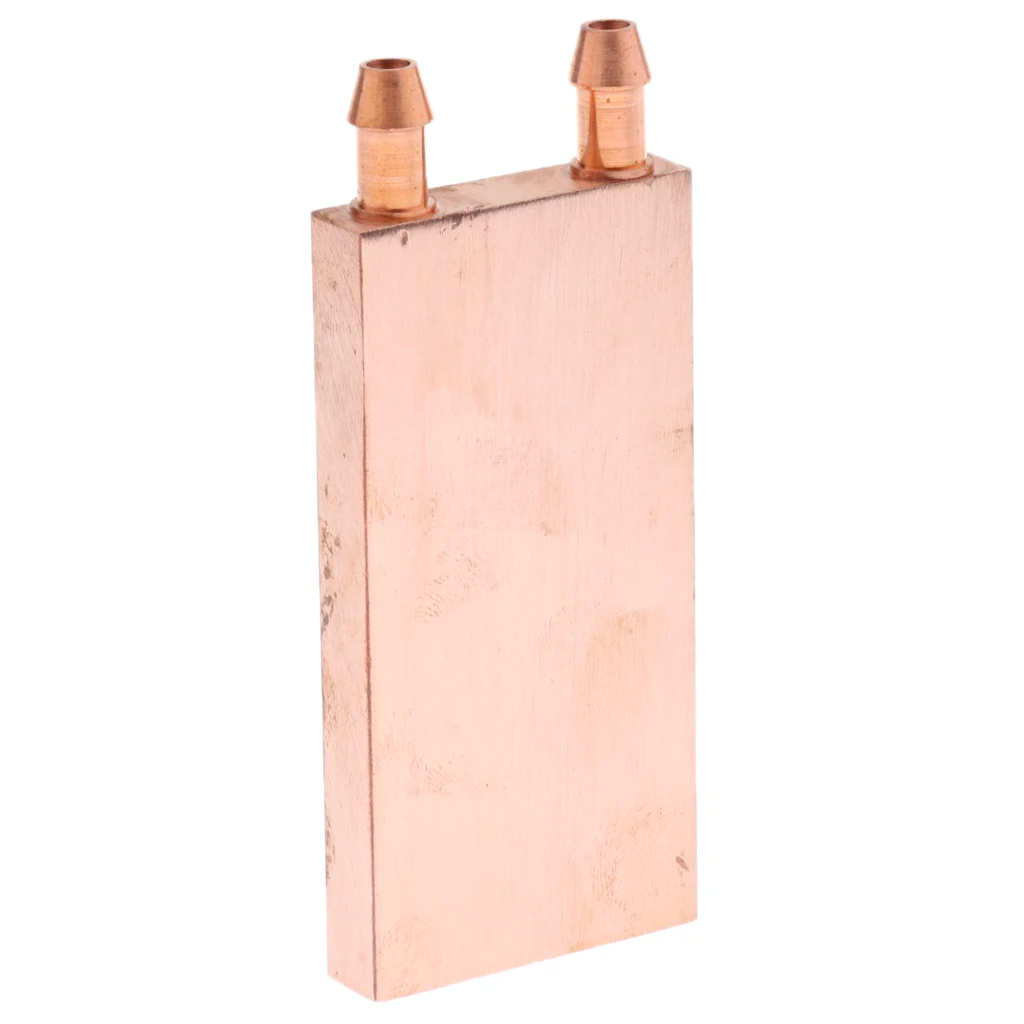 1 Piece DIY Copper Water Cooling Block CPU PC Computer For Graphics GPU Endothermic Head Single-Sided Polished 40*80mm