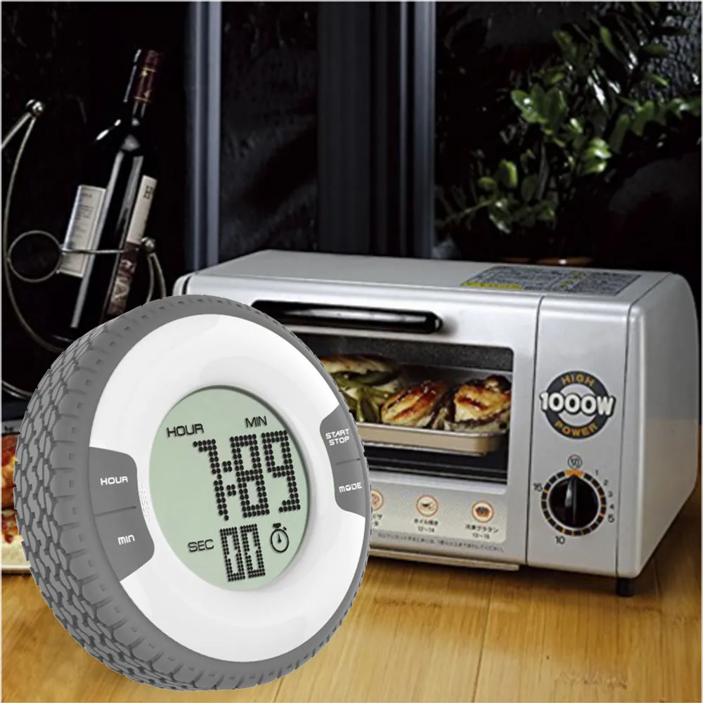 

Kitchen Timer Magnets Stopwatch Digital Timers Large LCD Screen Moment Cooking Count-Down Up Alarm Clock Reminder Loud F322
