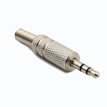 

100pcs Jack 3.5mm Audio Cable Connector Wiring Dual-channel Stereo Headphone Plug