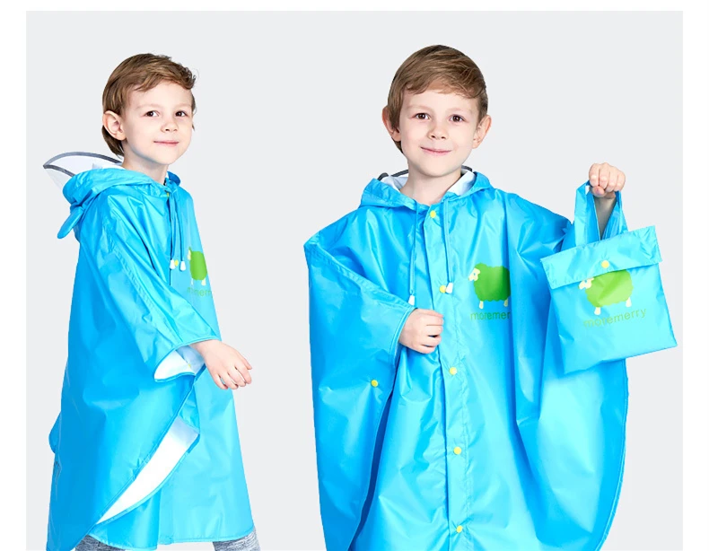 Yuding/детский плащ-дождевик с героями мультфильмов для маленьких девочек; непромокаемый плащ-дождевик; водонепроницаемый плащ-пончо для мальчиков; дождевик для малышей