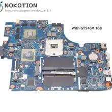 NOKOTION для шлюза ID57H Материнская плата ноутбука HM65 DDR3 GT540M 1 ГБ P5LJ0 LA-7221P MBBUD02001 MB. BUD02.001