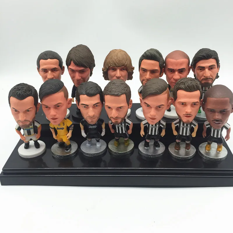

Soccerwe Soccer Star Doll Seriea Ronaldo Dybala Icardi Piero Totti Conte Pirlo Figurine Resin Statues 2019 Season Souvenir