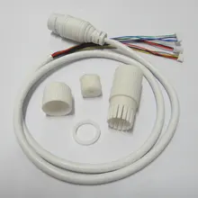 Cable POE LAN impermeable para Módulo de placa de cámara IP CCTV con conector resistente a la intemperie RJ45, LED de un solo Estado