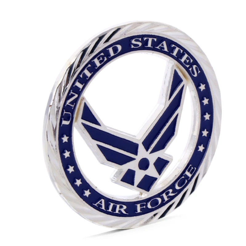 Монета сувенирная посеребренные ВВС США основные ценности памятная монета художественный сувенир
