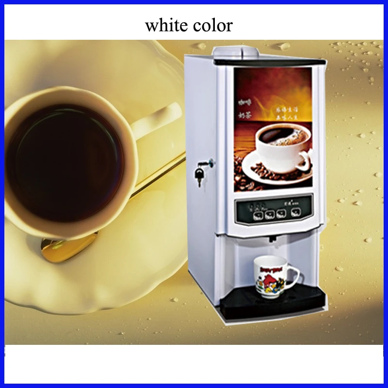 Three raw materials fully automatic vending coffee machine korean