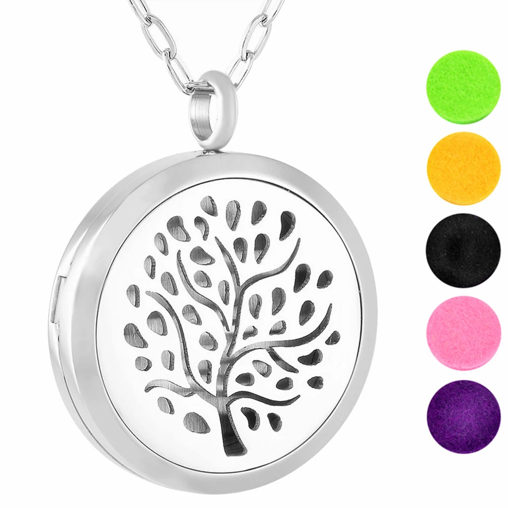 IJP0173 Tree Of Life Design Stainless Steel Pendant Neckalce Jewelry photo
