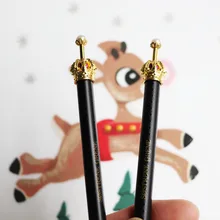 Новая шариковая ручка с короной, модная дамская ручка/ручка принцессы/Подарочная шариковая ручка, школьные принадлежности/канцелярские принадлежности/papelaria G013