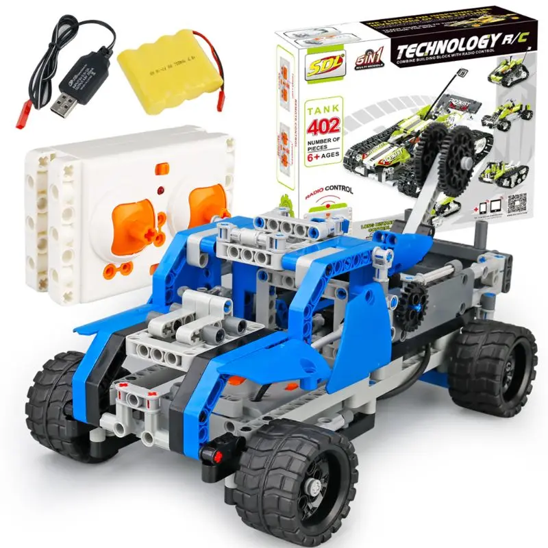 

RC Model Car SDL 2017A-24 2.4ghz USB Charging Building Block DIY Remote Control Toys