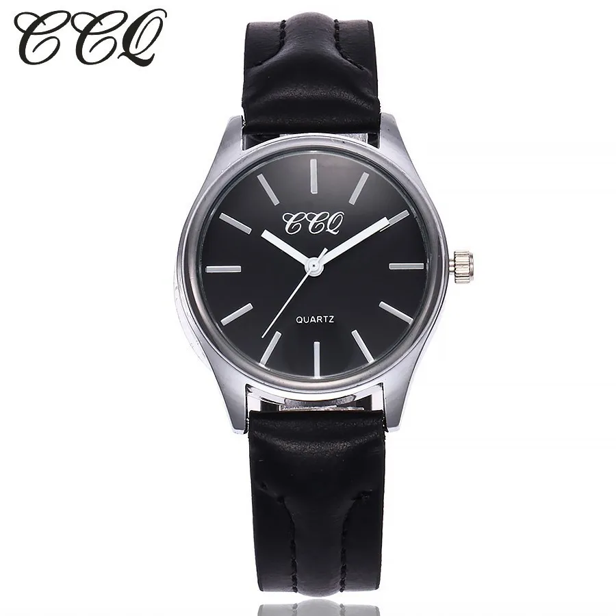 

CCQ Brand Luxury Famous Women Leather Starp Wristwatch Female Clock Quartz Watch Fashion Simple Sport Watch New