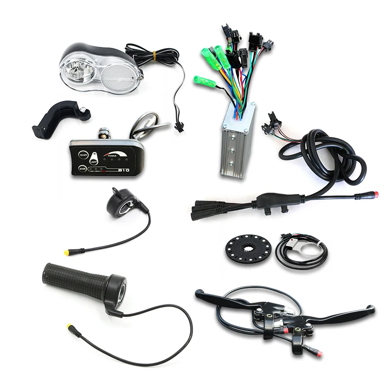 

36V 48V Electric bicycle Conversion Kit No Battery And Brushless Motor Water Proof Cable bldc Controller PAS for MTB road bike